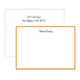 Triple Thick Classic Border Flat Note Cards in Your Color Choice Image 3 of 5